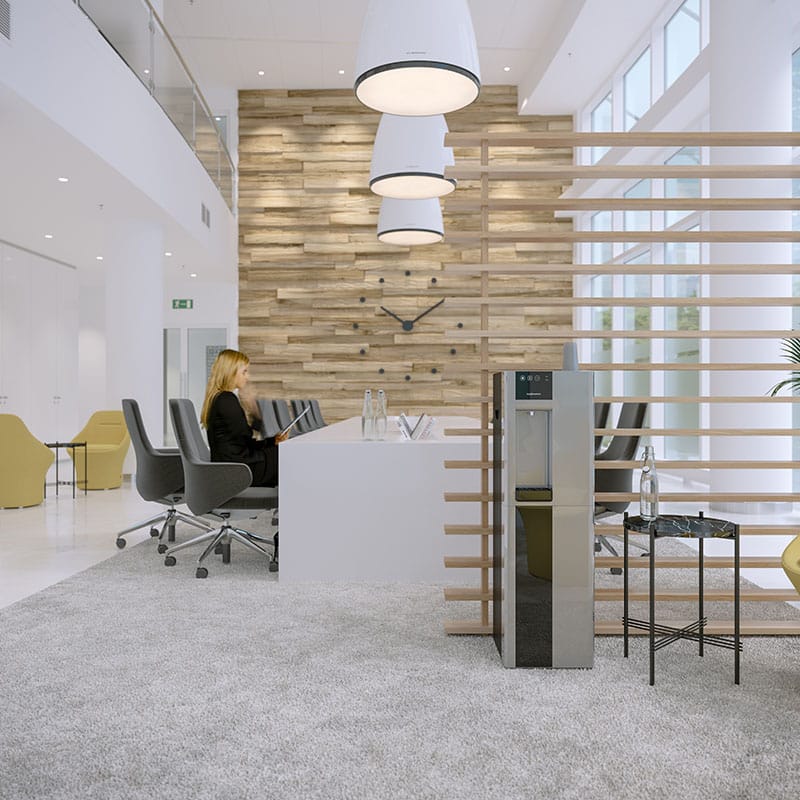 Borg & Overström B3.2 Floor Standing Water Cooler in an office environment