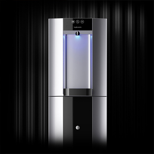 Active B&O E4 floor standing water cooler on modern blackground