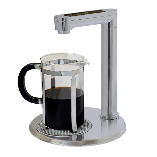 Ezytap 75T tap with cafetier on white background