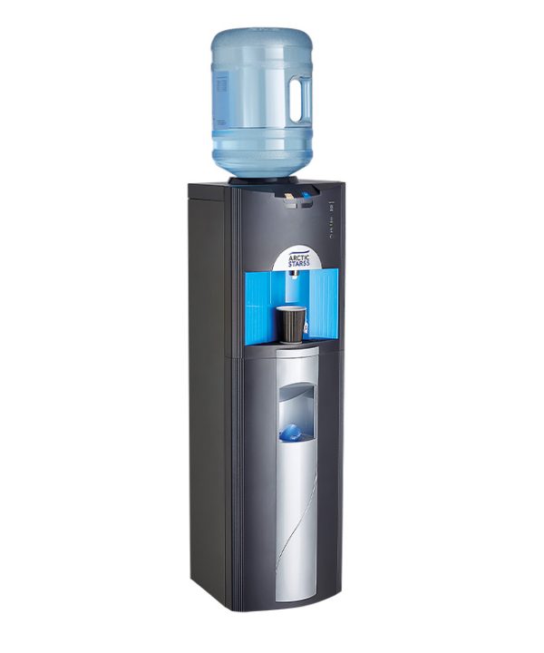 An Arctic Star 55 Chilled and ambient floor standing water cooler on whote background