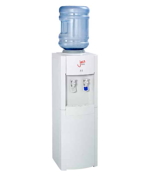 Bottled Jazz 1100 cold and ambient water cooler on white background