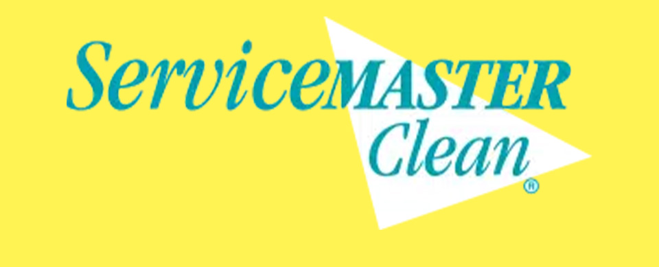 Servicemaster Clean logo on yellow background